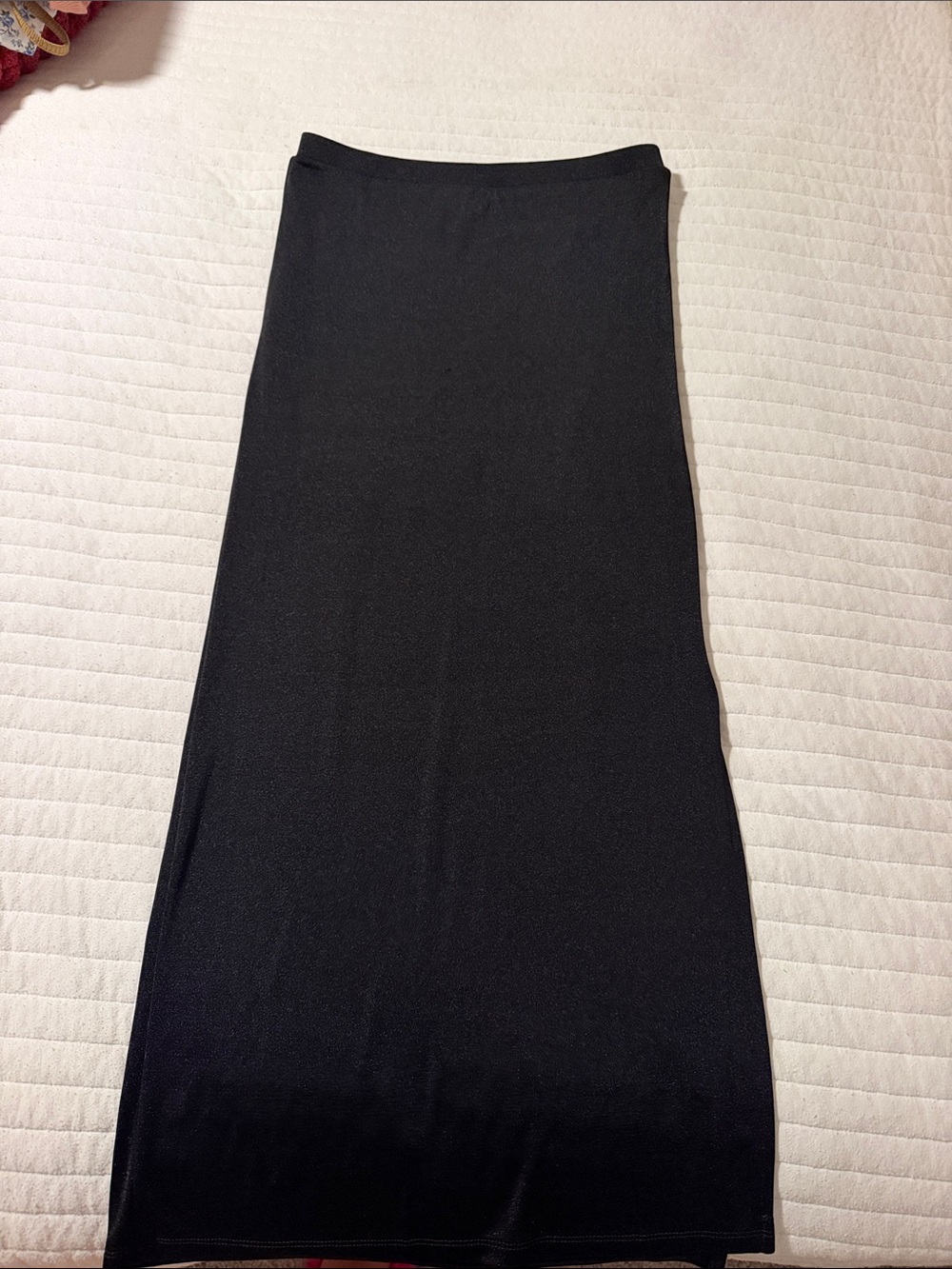 Black Shimmer Women's Midi/Maxi Skirt